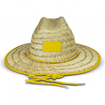 Wide Brim Straw Hat - 119576-1